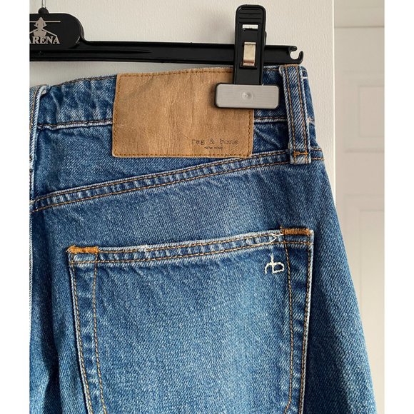 Rag&Bone "Rosa" Mid Rise Boyfriend Jean in "Clover", size 24 - Picture 8 of 13